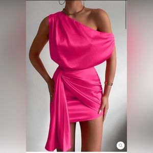 Jaus KHARISMA MINI DRESS - HOT PINK